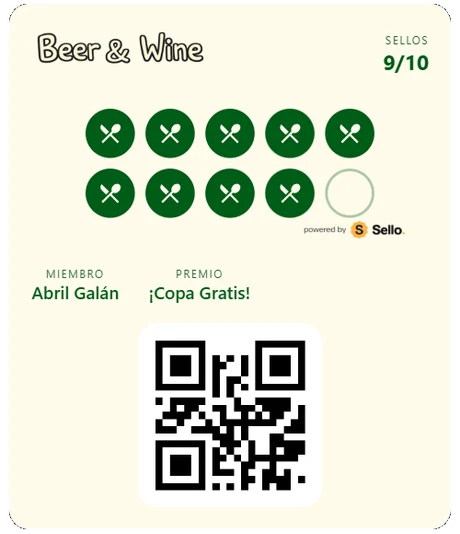 Tarjeta Beer & Bites