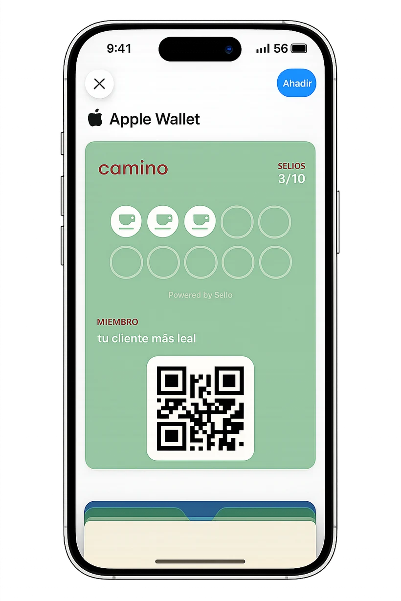 Tarjeta en Apple Wallet